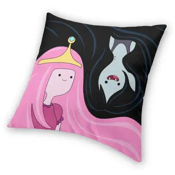 Printesa Bubblegum Si Marceline Pernele de Acoperire Desene animate Adventure Time Etaj Pernă pentru Masina Cool fata de Perna Decor